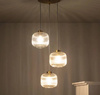 Lampa Wisząca ze Szkła Tri Wilde 3xE27
