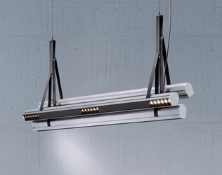 Kluś Lampa wisząca LED Tulip TU BUNCH ZW L=1131mm, DOT/Blenda, 43W, 4000K, DALI, INDUSTRIAL