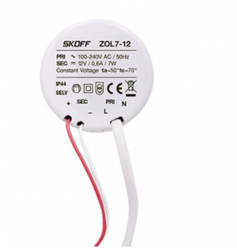 Zasilacz do LED dopuszkowy 12V 7W Skoff - ZOL7-12 IP44