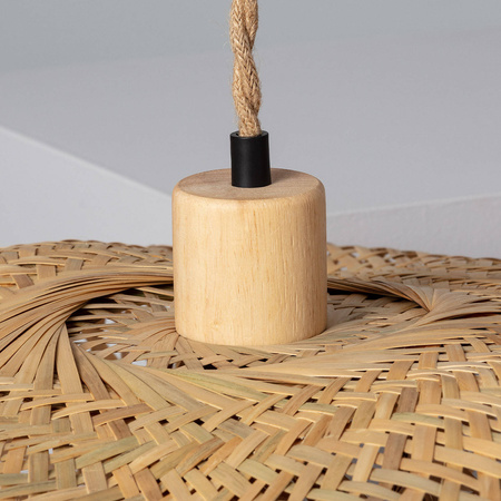 Naturalna lampa wisząca E27 Boho Kathu