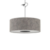 Lampa wisząca LAGO M szara tkanina 50cm Nowodvorski 11674