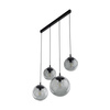 Lampa wisząca ESME Graphite 4xE27 listwa