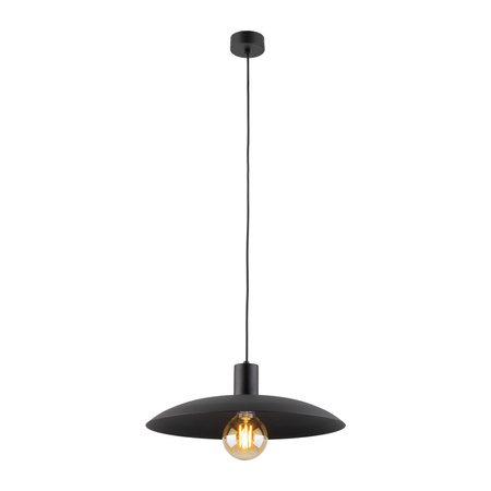 Tk Lighting ASTRA BLACK lampa wisząca 1XE27 