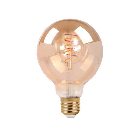 Żarówka Led E27 4W G80 ciepła 2700K Spirala amber