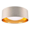 Plafon LED TULUZA taupe-złoty 18W 4000K