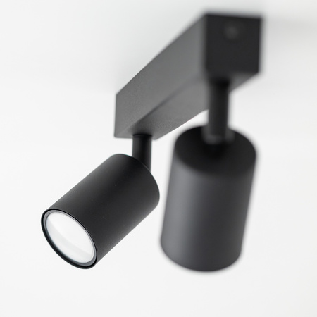 Tk Lighting NEX BLACK lampa sufitowa  2XGU10 