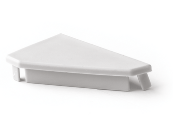 Zaślepka końcowa do profilu KOPRO-30-P-P prawa szara KLUŚ