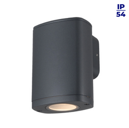 Kinkiet ogrodowy Oprawa elewacyjna ZEVI EL 1 x GU10 G grafitowy