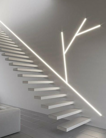 Profil do LED KOZEL architektoniczny wpuszczany Kluś  surowy 2m