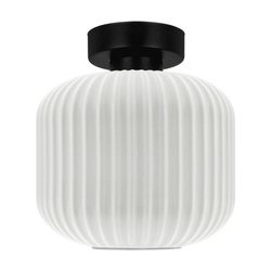 Lampa sufitowa z kloszem w kolorze białym K-5642 z serii SPARTA