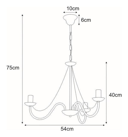 Nowoczesna, biała lampa wisząca do sypialni K-3995 z serii BARTEZ II