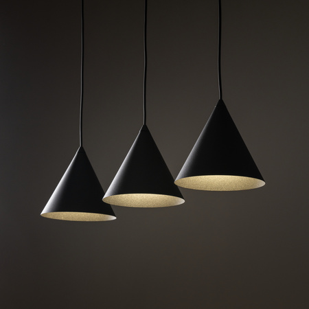Lampa wisząca CONO Black 3xE27 S listwa
