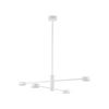 Nowodvorski Lampa wisząca biała metalowa ORBIT 