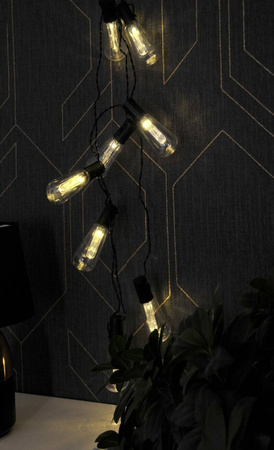 Girlanda dekoracyjna Led EDISON 10 na baterie 2xAA 