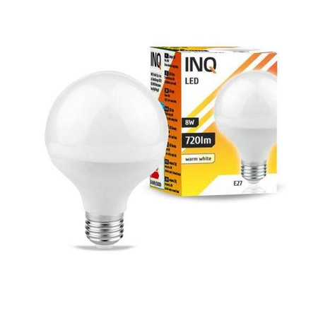 Żarówka LED E27 G80 8W ciepła 3000K 