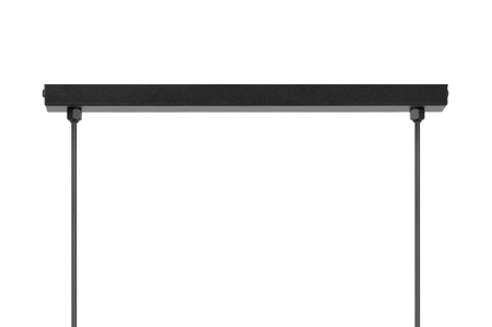 Podwójna lampa wisząca nad stół, grafitowe klosze K-5261 z serii DENIS