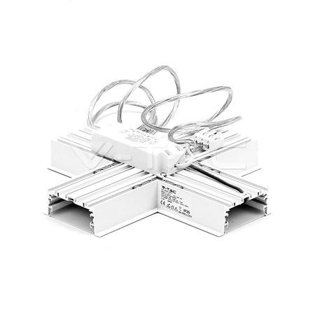 Łącznik X Opraw V-TAC 16W Linear Downside Biały VT-7-42-X 4000K 1600lm 5 Lat Gwarancji