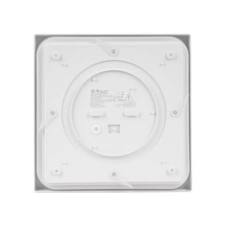 Plafon V-TAC 30W LED Kwadrat IP44 42x42cm Biały VT-8630W-SQ 6500K 3000lm