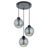 Lampa wisząca CUBUS GRAPHITE 3xE27 koło