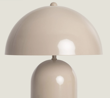 Metalowa lampka stołowa nocna 2xE14 Slink kaszmir