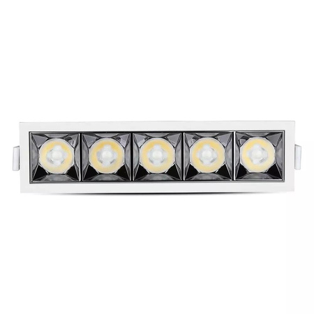Oprawa V-TAC Downlight SAMSUNG CHIP 20W UGR19 CRI90+ 12st VT-2-21 5700K 1600lm 5 Lat Gwarancji
