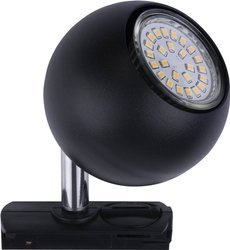Reflektor szynowy czarny GU10 1- fazowy Track Light