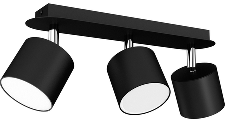 Lampa sufitowa DIXIE BLACK 3xGX53 czarna