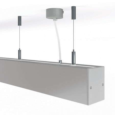 Kluś Podsufitka Fi-60mm, szary, stal