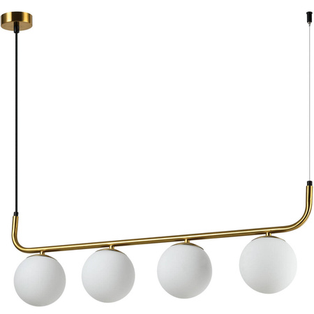 Light prestige Alisa wisząca 4 linia złota LP-005/4L GD