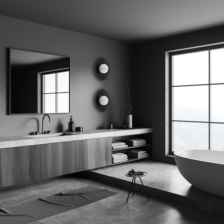 Tk Lighting SLATE BLACK GLASS kinkiet 1XG9