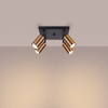 Lampa sufitowa PICO BLACK 4xGU10