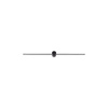 Nowodvorski Kinkiet obrazowy czarny PIN LED M 
