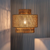 Naturalna lampa wisząca E27 Boho Neka