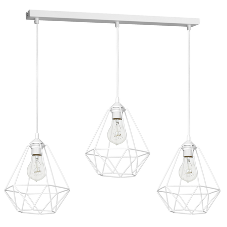 Lampa wisząca BASKET WHITE 3xE27 biała