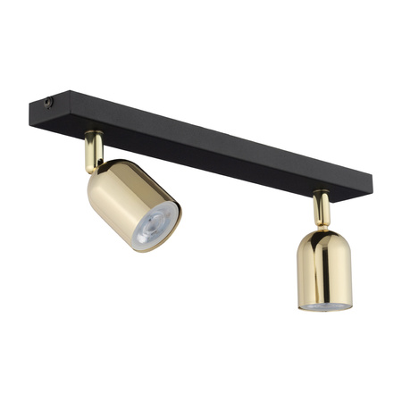 Lampa sufitowa TOP Black Gold 2xGU10