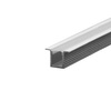 Profil Aluminiowy V-TAC 2mb Anodowany, Klosz Mleczny, Wpuszczany VT-8137