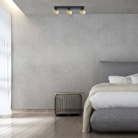 Lampa Spot Snow 3xGU10 złota
