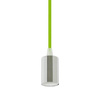 Oprawa Zwieszana V-TAC Chrom Metal Zielony przewód VT-7338-GN 5 Lat Gwarancji
