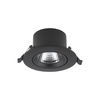 Oczko sufitowe podtynkowe EGINA LED 5W 350lm 3000K czarny Nowodvorski Lighting 10548