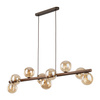 ESTERA WOOD ORZECH BURSZTYN LAMPA WISZACA 9XG9