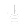Lampa wisząca CALISTO New 3xE27