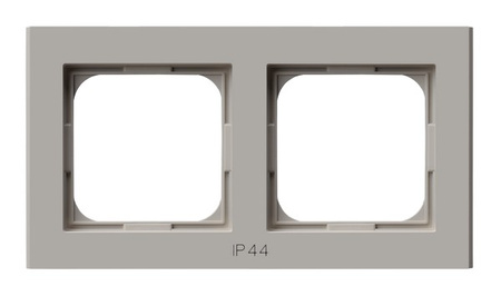 Ospel Sonata Kaszmir Ramka podwójna do łączników IP-44 RH-2R/82