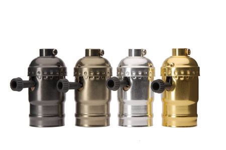 Oprawka dekoracyjna EKO E27 do lamp retro Czarna ON/OFF