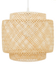 Lampa wisząca BOHO bambusowa biała 50cm TH06