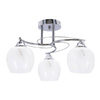 Prego lampa sufitowa chromowy E27 klosz bezbarwny 33-09456