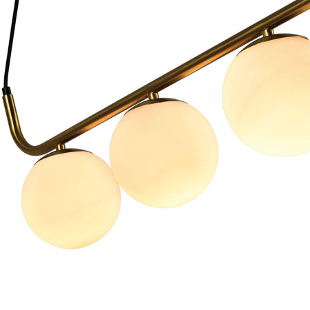 Light prestige Alisa wisząca 3 linia złota LP-005/3L GD