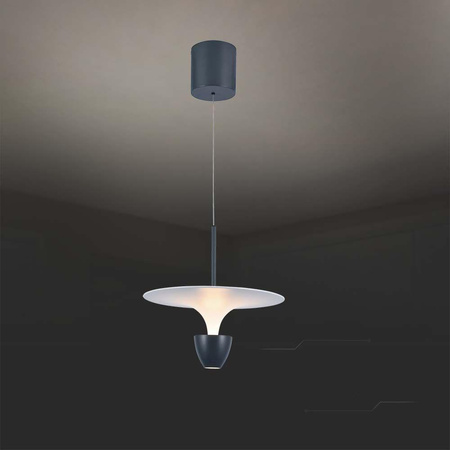 Oprawa Zwieszana V-TAC 9W LED Biały+Szary VT-7832 3000K 1000lm