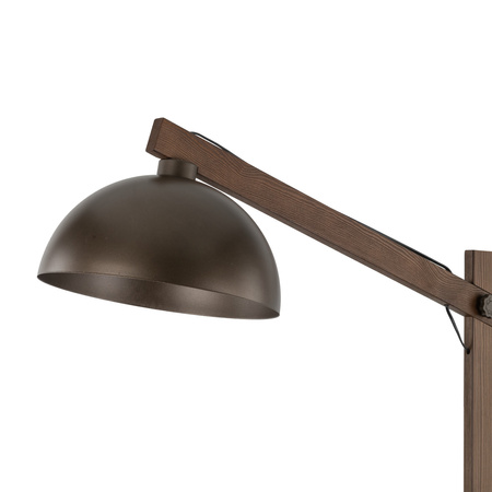 Lampa podłogowa OSLO BROWN 1xE27