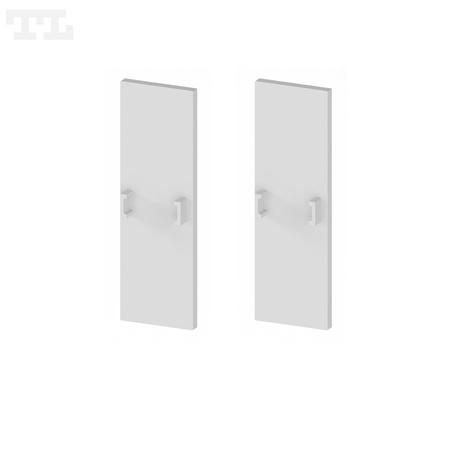 Komplet zaślepek bocznych szarych P5-10 do osłonki C11 (2 szt bez otworu) (nr kat 77051009)