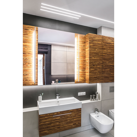 Profil MICRO-H, anodowany, srebrny, 3010 mm